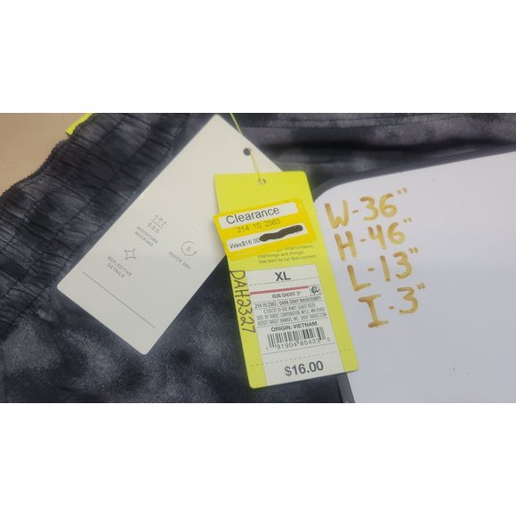 Women's Mid-Rise Run Shorts 3" - All in Motion Dark Gray Wash XL - Picture 6 of 7